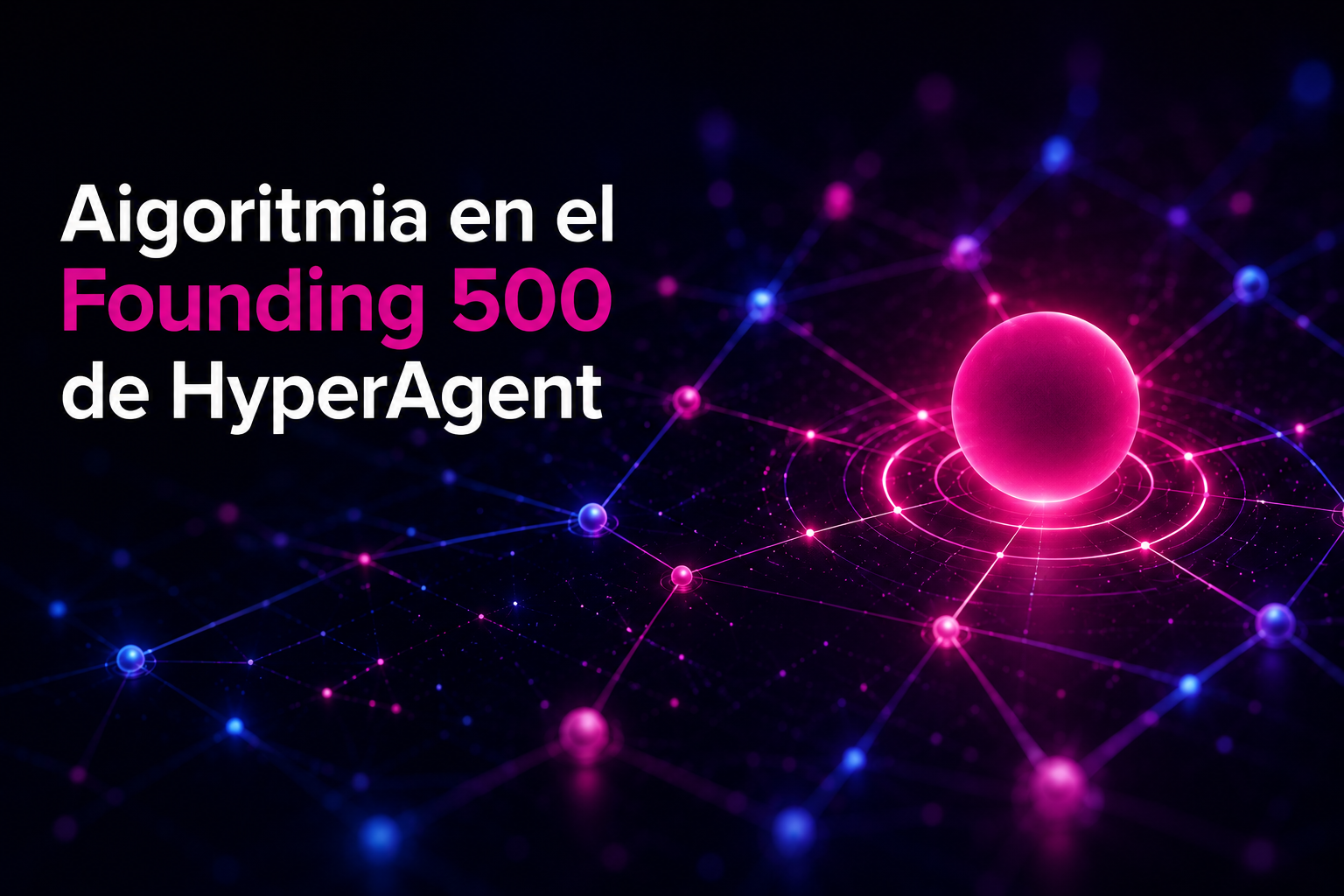 Red de nodos interconectados que representan un sistema de agentes autónomos trabajando en paralelo